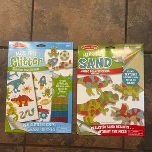 Melissa & Doug Mess-Free Glitter and Sand Foam Stickers